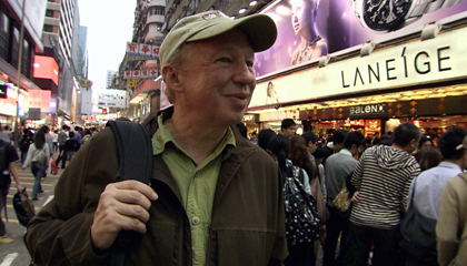 Richard Bangs in Kowloon's Mong Kok district