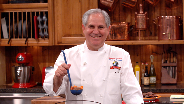 Chef John Folse, an authority on Cajun and Creole cuisine, co-hosted the event with chef Kevin Roberts, host of TLC's BBQ Pitmasters.