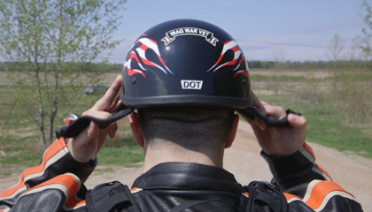 A military veteran in On Home Ground.