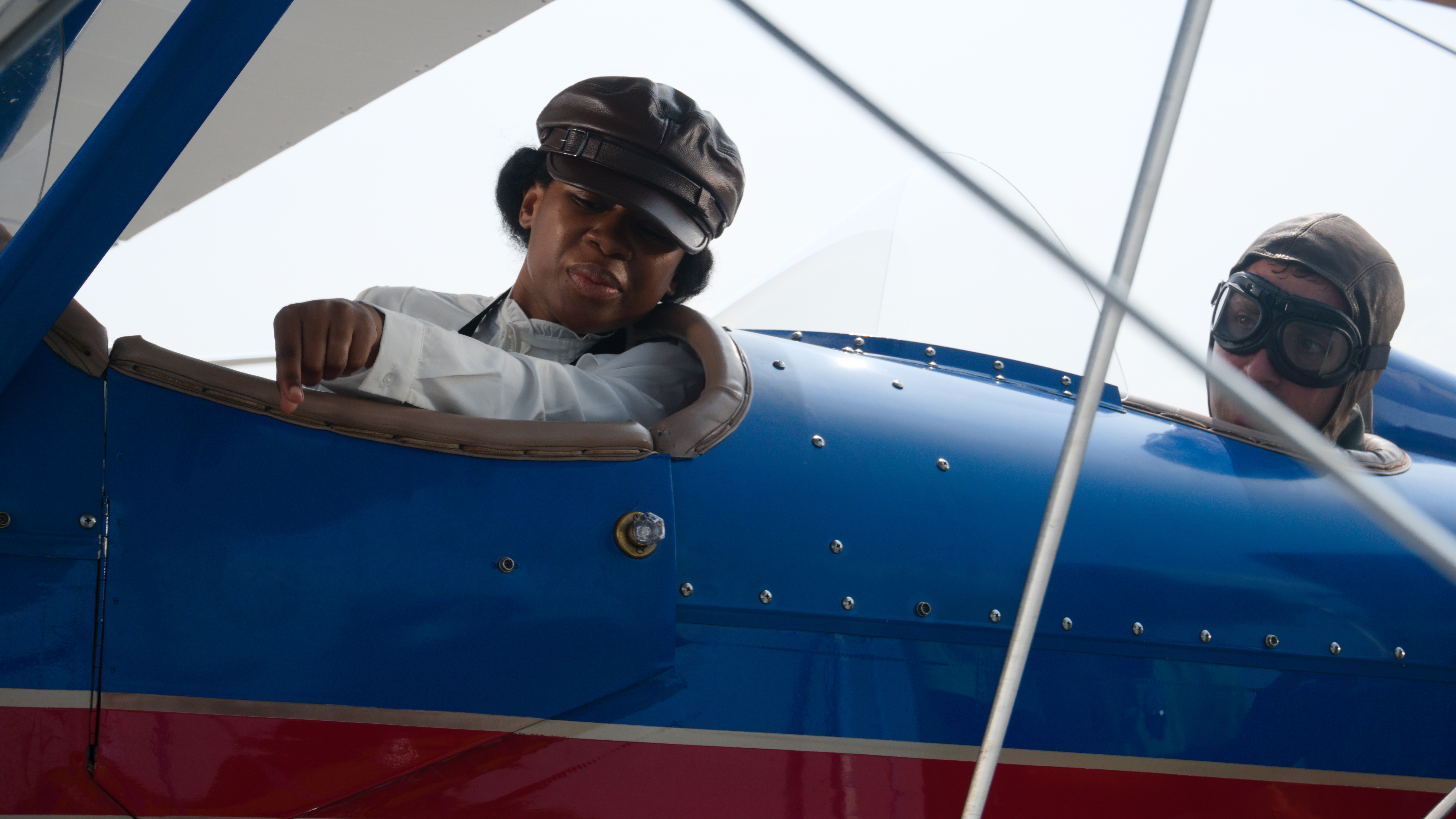 Bessie Coleman flying