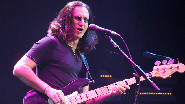 Lead singer and bassist/keyboardist Geddy Lee